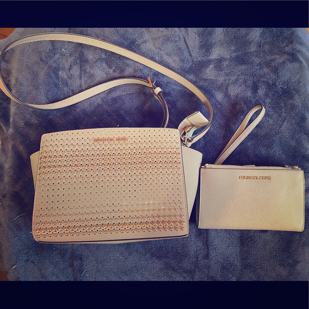 Michael Kors Crossbody Bag and Wallet/Wristlet